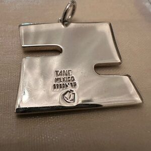TANE Rare Vintage Modernist 
Mexico Sterling Silver 925 Large Pendant - 25.68g!!